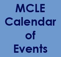 MCLE Calendar of Events Section Program