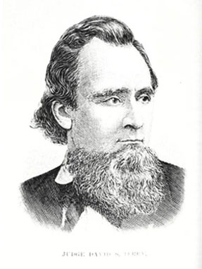 Justice David S. Terry, who served on the California Supreme Court from 1855 to 1859.