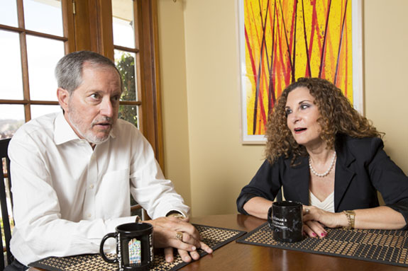 David and Cynthia Pasternak are active in the Los Angeles legal community, including the Beverly Hills Bar Association. <em>Photo by Stephanie Diani</em>